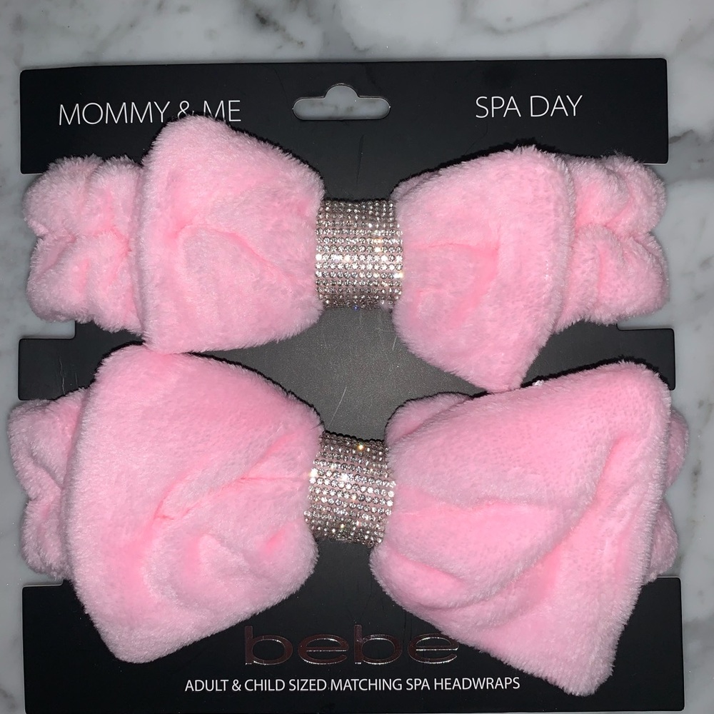 NWT BEBE MOMMY & ME SPA DAY MATCHING HEADWRAPS